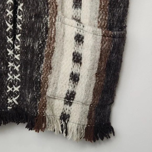 J. Peterman Chanky Knit 100% Wool Vest Sweater Academia - Picture 3 of 12